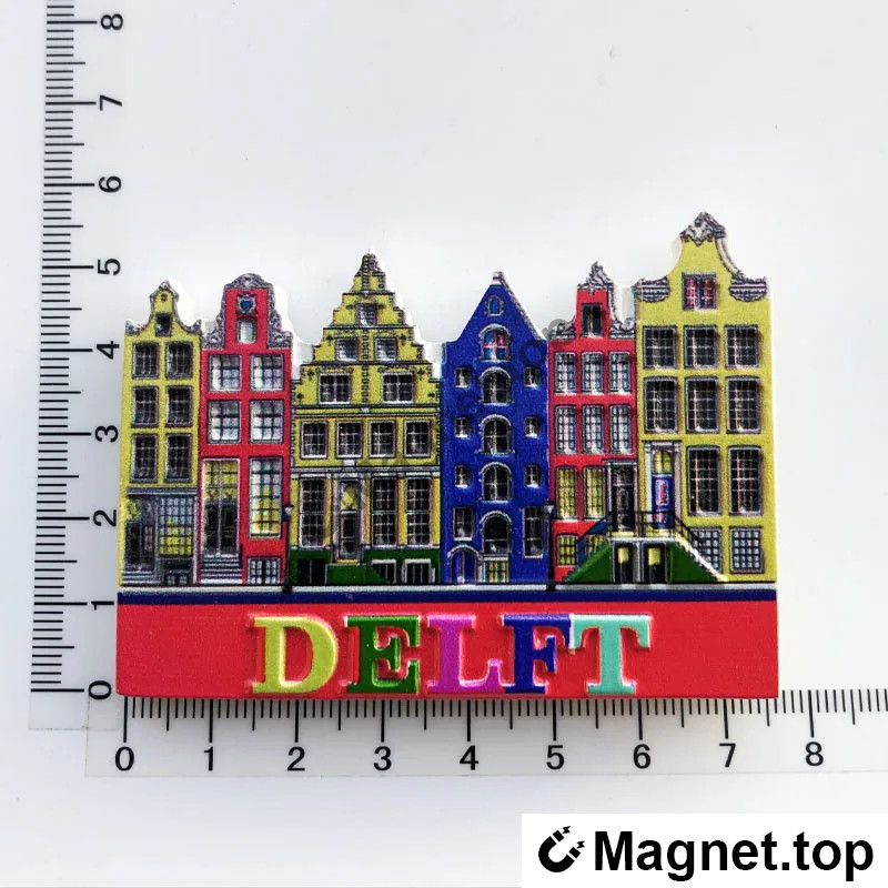 Magnet 3D Delft - Souvenir des Pays-Bas - Décoration de Réfrigérateur