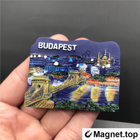 Magnet Souvenir Budapest - Décoration Frigo Voyage Hongrie