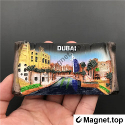 Magnet Réfrigérateur 3D Dubai - Souvenir Touristique